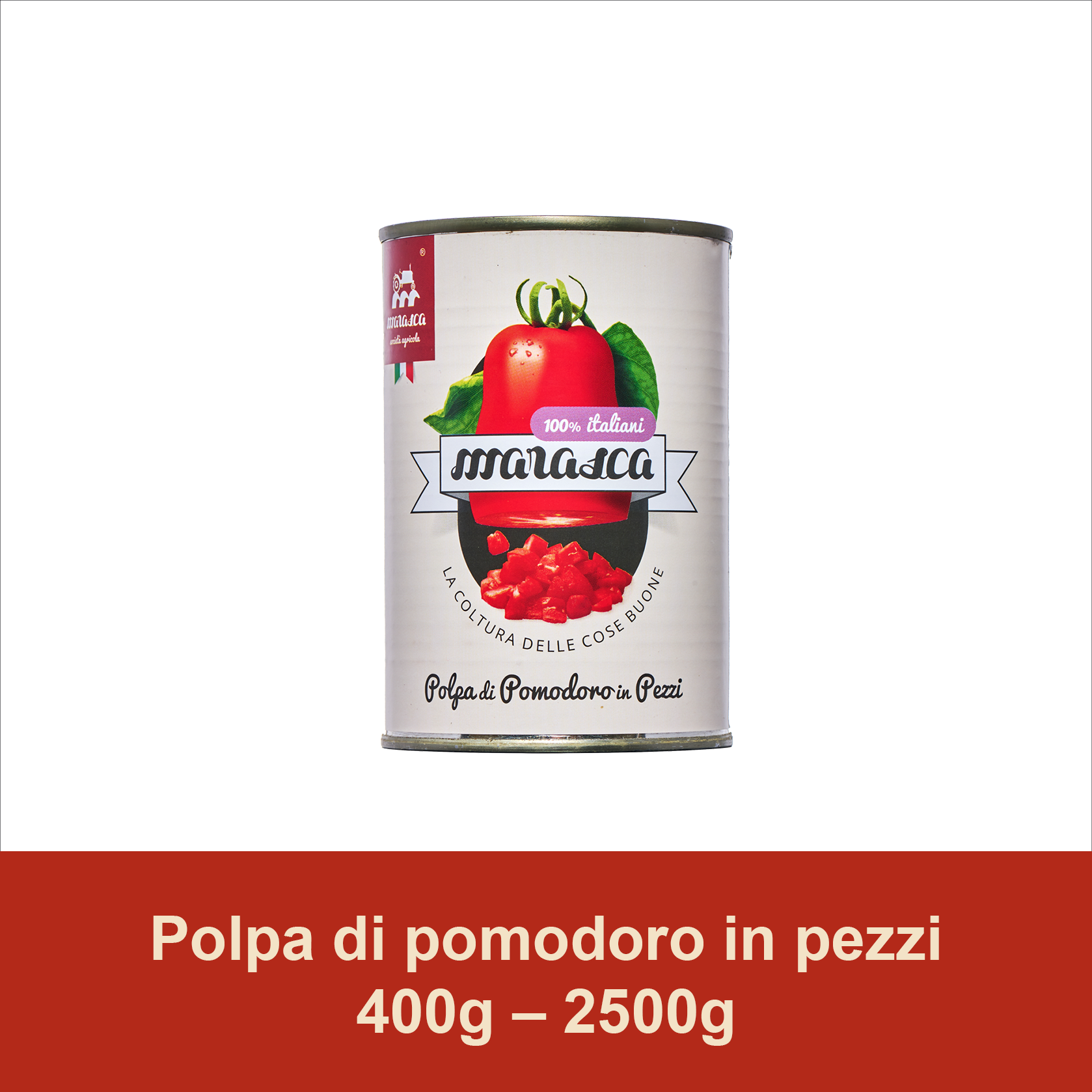 Polpa di pomodoro in pezzi 400g – 2500g